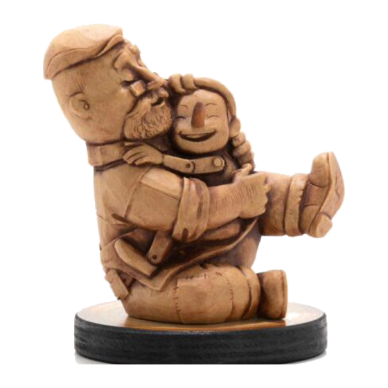 Finalmente insieme - creazione in legno fatta a mano