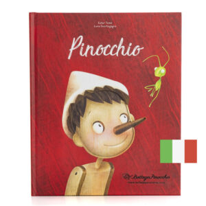 Libro Pinocchio intagliato SPAGNOLO - Bottega Pinocchio
